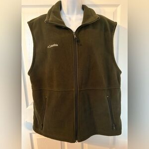 Columbia Men's Forest Green Fleece Vest